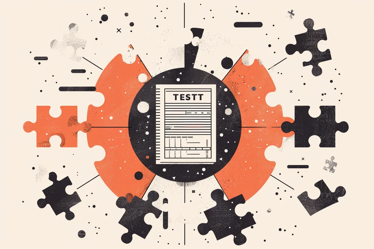 Illustration zum Thema MedAT-Aufbau: alle Testteile und Untertests im Überblick