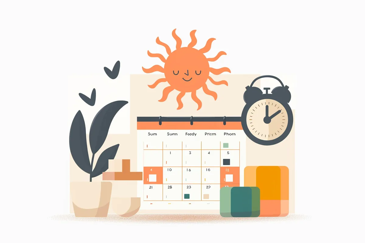 Illustration zum Thema MedAT-Lernplan: strukturiert bis zum Testtag im Juli