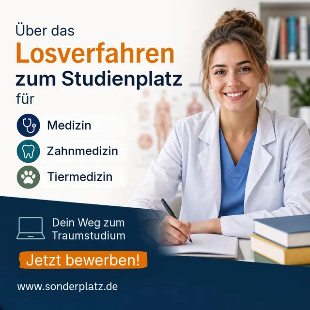Sonderplatz.de – Bewerbung für das Losverfahren Medizin, Zahnmedizin und Tiermedizin
