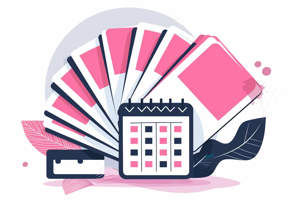 Illustration zum Thema Spaced Repetition & Karteikarten für den Medizinertest