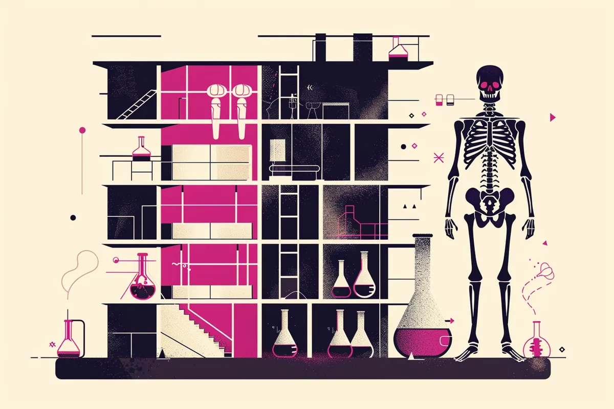 Illustration zum Thema Vorklinik erklärt: Aufbau, Fächer und Physikum